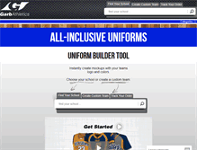 Tablet Screenshot of garbathletics.com